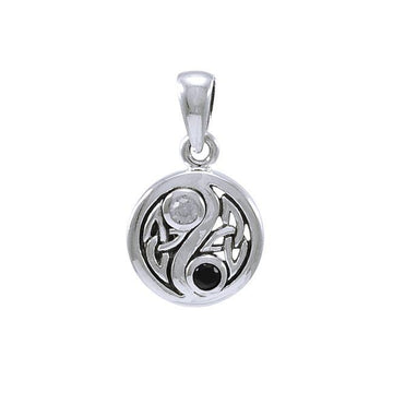 Celtic Knot Yin Yang Pendant TPD4255 - Jewelry